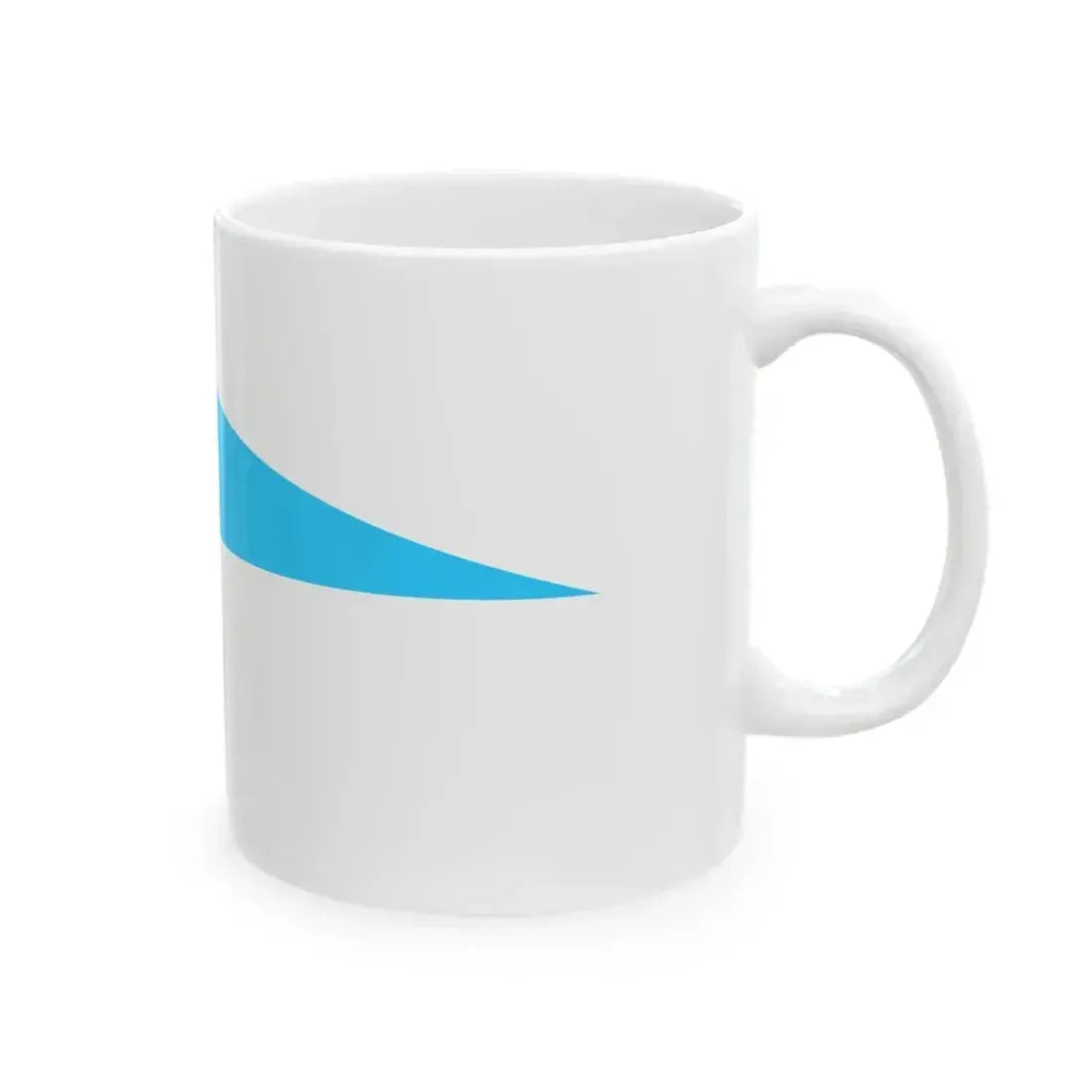 Burgee of Club Regatas Chascomus (Argentina) White Coffee Mug - Go Mug Yourself