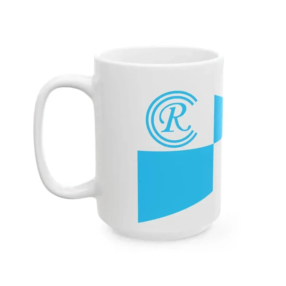 Burgee of Club Regatas Chascomus (Argentina) White Coffee Mug - Go Mug Yourself