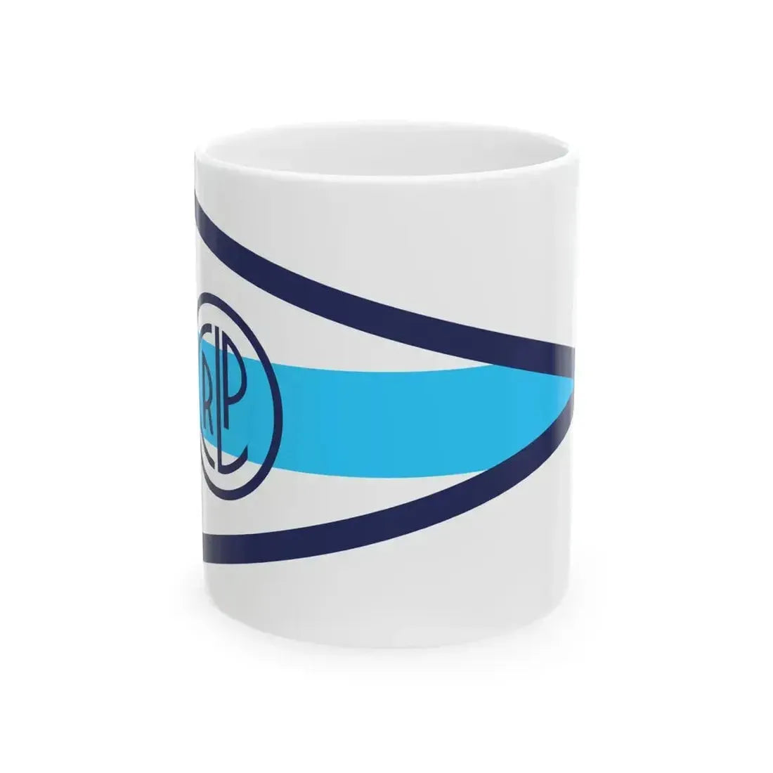 Burgee of Club Regatas La Plata (Argentina) White Coffee Mug 11oz - Go Mug Yourself