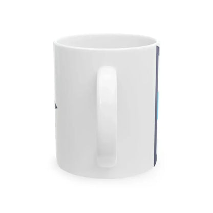 Burgee of Club Regatas La Plata (Argentina) White Coffee Mug - Go Mug Yourself