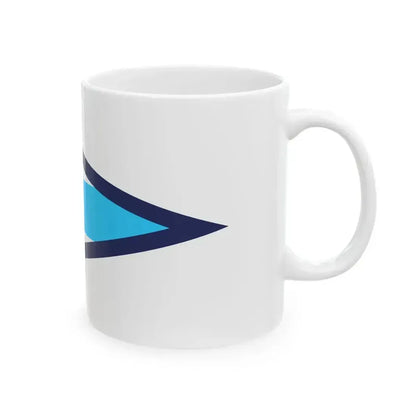 Burgee of Club Regatas La Plata (Argentina) White Coffee Mug - Go Mug Yourself