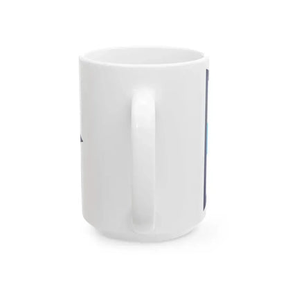 Burgee of Club Regatas La Plata (Argentina) White Coffee Mug - Go Mug Yourself