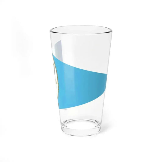 Burgee of Club Regatas Lima (Peru) Pint Glass 16oz 16oz - Go Mug Yourself