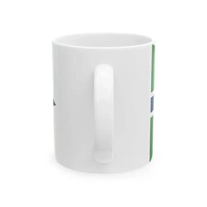 Burgee of Club San Fernando (Argentina) White Coffee Mug - Go Mug Yourself