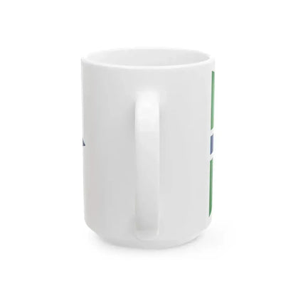 Burgee of Club San Fernando (Argentina) White Coffee Mug - Go Mug Yourself