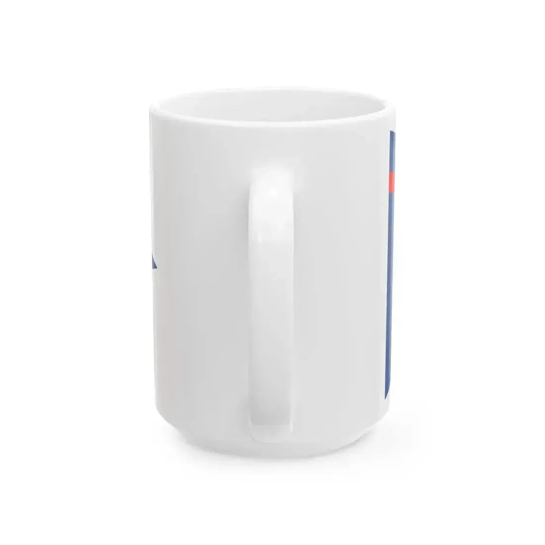 Burgee of Club Vela Portocivitanova (Italy) White Coffee Mug - Go Mug Yourself