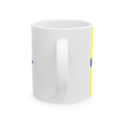 Burgee of Club Yates Acapulco (Mexico) White Coffee Mug - Go Mug Yourself