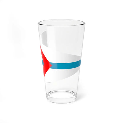 Burgee of CN Albatros Argentina (Argentina) Pint Glass 16oz 16oz - Go Mug Yourself