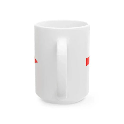 Burgee of CN Bahia Blanca (Argentina) White Coffee Mug - Go Mug Yourself