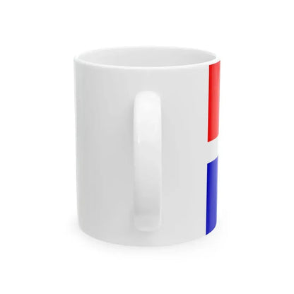 Burgee of CN Mar Plata (Argentina) White Coffee Mug - Go Mug Yourself