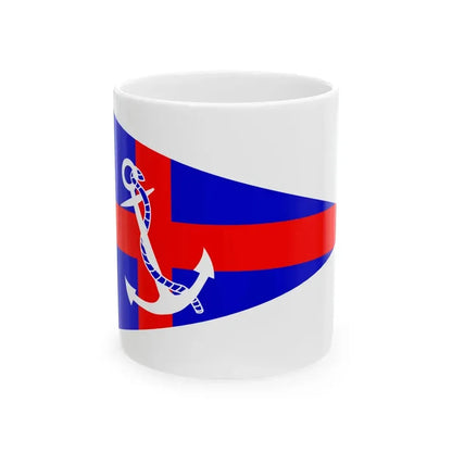 Burgee of CN Olivos (Argentina) White Coffee Mug 11oz - Go Mug Yourself