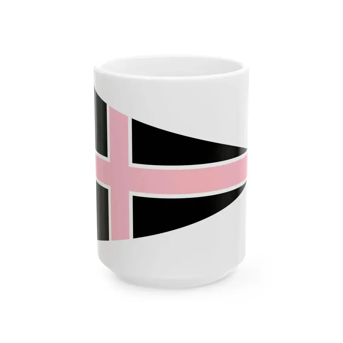 Burgee of CN Victoria (Argentina) White Coffee Mug 15oz - Go Mug Yourself
