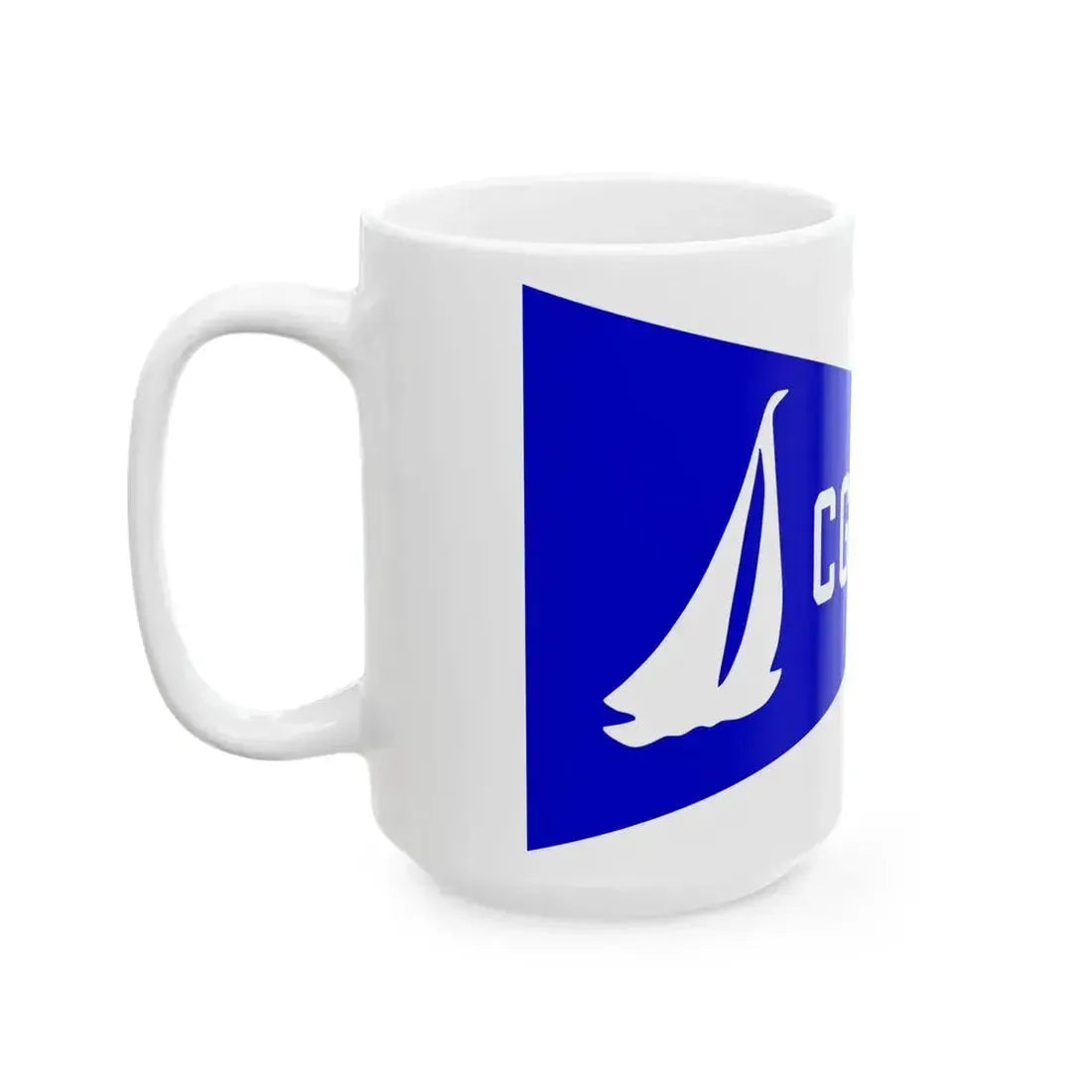 Burgee of Coconut Grove SC (United States) White Coffee Mug - Go Mug Yourself