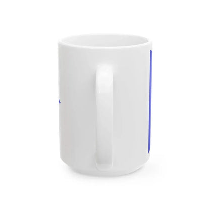 Burgee of Cofradia Nautica Pacifico (Chile) White Coffee Mug - Go Mug Yourself