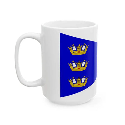 Burgee of Cofradia Nautica Pacifico (Chile) White Coffee Mug - Go Mug Yourself