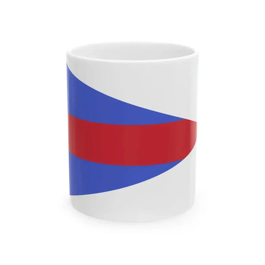 Burgee of commander of a squadriglia of the Regia Aeronautica (Italy) White Coffee Mug 11oz - Go Mug Yourself