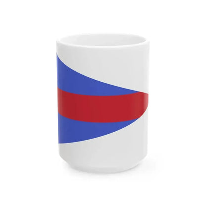 Burgee of commander of a squadriglia of the Regia Aeronautica (Italy) White Coffee Mug 15oz - Go Mug Yourself
