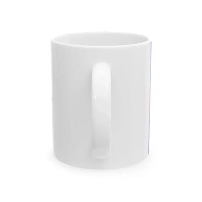 Burgee of commander of a squadriglia of the Regia Aeronautica (Italy) White Coffee Mug - Go Mug Yourself
