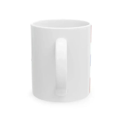 Burgee of commander of a squadron of MAS of the Regia Marina (Italy) White Coffee Mug - Go Mug Yourself