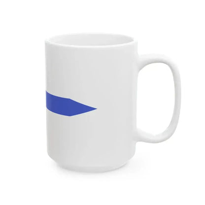 Burgee of commander of a squadron of MAS of the Regia Marina (Italy) White Coffee Mug - Go Mug Yourself