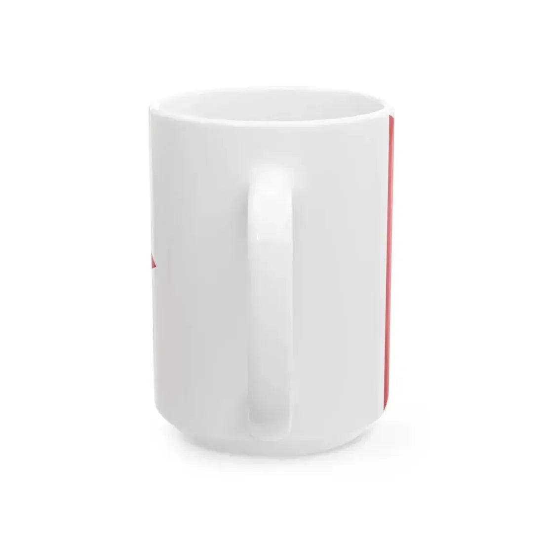 Burgee of commander of a squadron of submarines of the Regia Marina (Italy) White Coffee Mug - Go Mug Yourself