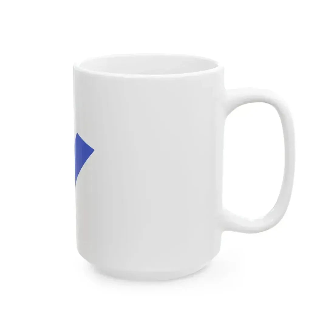 Burgee of commander of a squadron of torpedo boats of the Regia Marina (Italy) White Coffee Mug - Go Mug Yourself