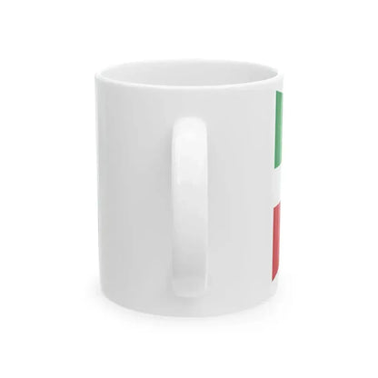 Burgee of compagnia della vela (Italy) White Coffee Mug - Go Mug Yourself