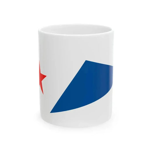 Burgee of Corinthian Sailing Club (United States) White Coffee Mug 11oz - Go Mug Yourself