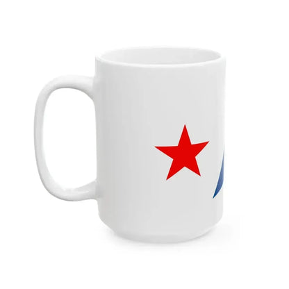 Burgee of Corinthian Sailing Club (United States) White Coffee Mug - Go Mug Yourself