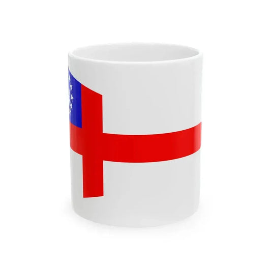 Burgee of Corinthian Yacht Club of Philadelphia (United States) White Coffee Mug 11oz - Go Mug Yourself