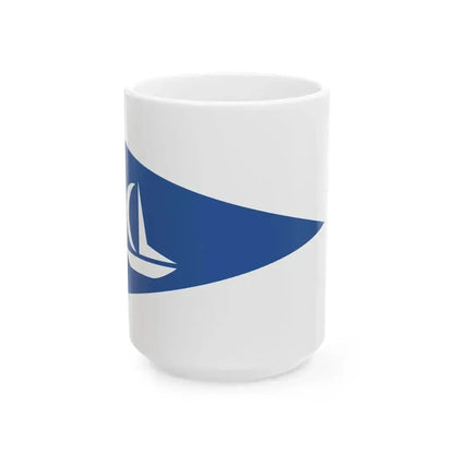 Burgee of Cowan Lake Sailing Association (United States) White Coffee Mug 15oz - Go Mug Yourself