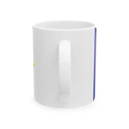 Burgee of Crescent Sail YC (United States) White Coffee Mug - Go Mug Yourself