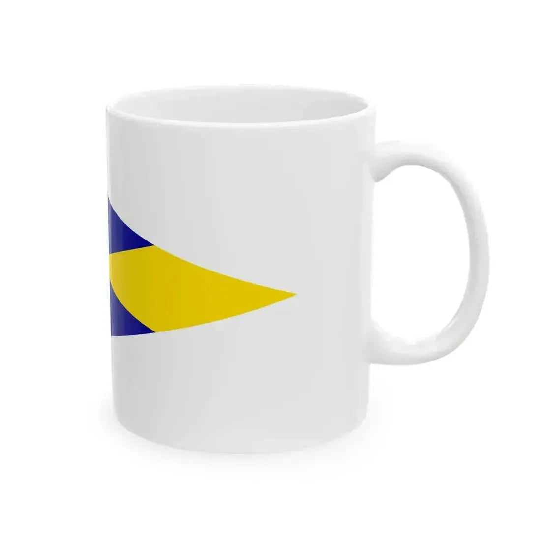 Burgee of Crescent Sail YC (United States) White Coffee Mug - Go Mug Yourself