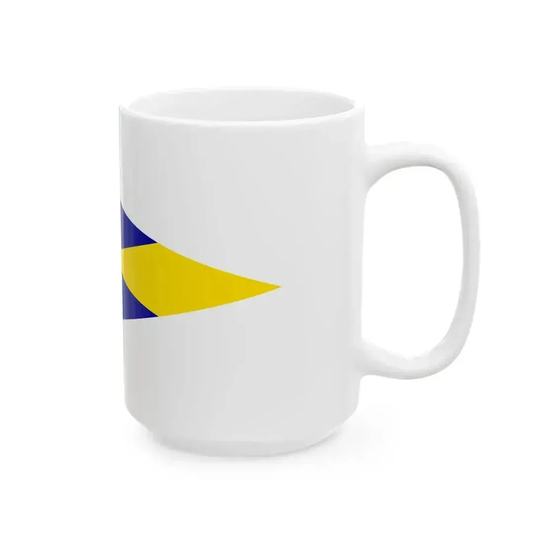 Burgee of Crescent Sail YC (United States) White Coffee Mug - Go Mug Yourself