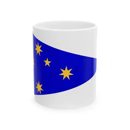 Burgee of cruisingycaus (Australia) White Coffee Mug 11oz - Go Mug Yourself