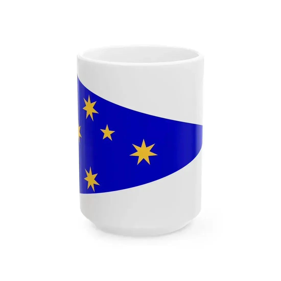 Burgee of cruisingycaus (Australia) White Coffee Mug 15oz - Go Mug Yourself