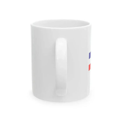 Burgee of CV Arcachon (France) White Coffee Mug - Go Mug Yourself