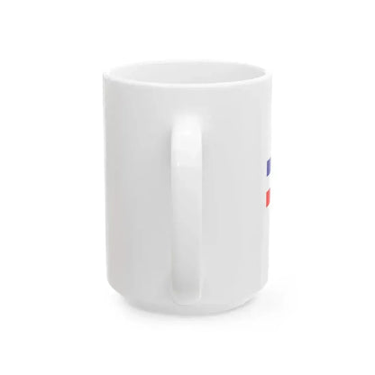 Burgee of CV Arcachon (France) White Coffee Mug - Go Mug Yourself