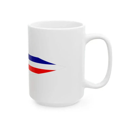 Burgee of CV Arcachon (France) White Coffee Mug - Go Mug Yourself