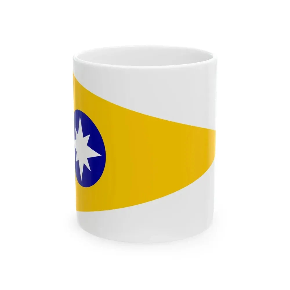 Burgee of CY Higuerillas (Chile) White Coffee Mug 11oz - Go Mug Yourself