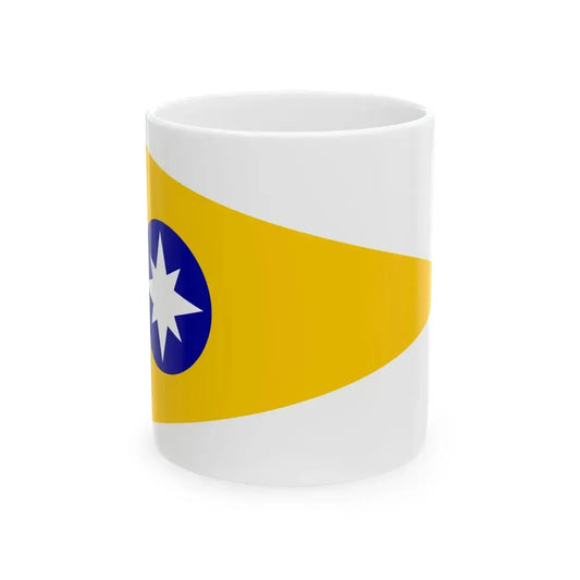 Burgee of CY Higuerillas (Chile) White Coffee Mug 11oz - Go Mug Yourself