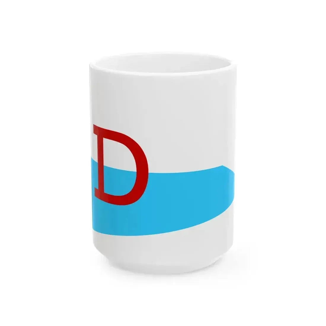 Burgee of Detroit Boat Club (United States) White Coffee Mug 15oz - Go Mug Yourself