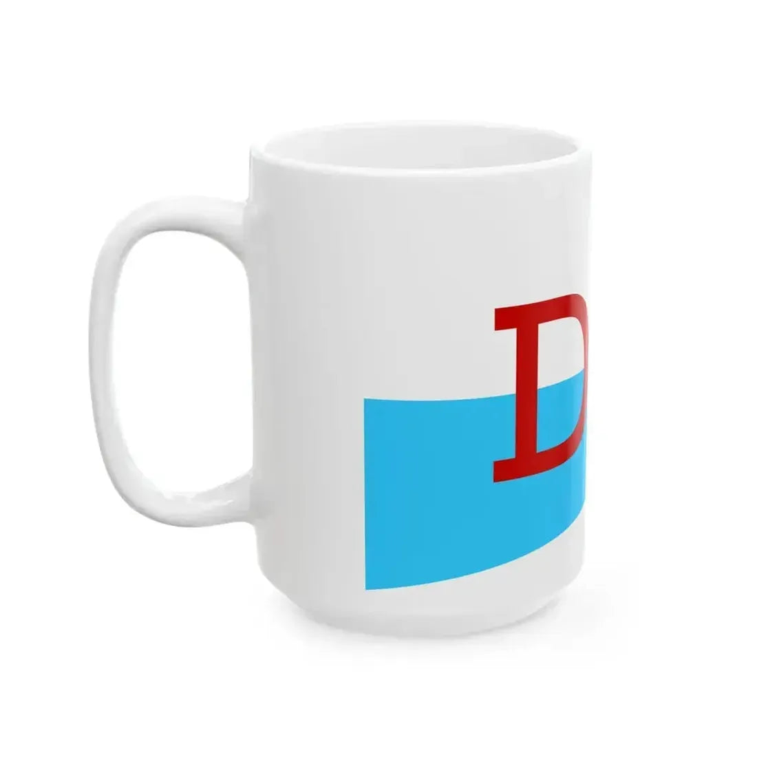 Burgee of Detroit Boat Club (United States) White Coffee Mug - Go Mug Yourself