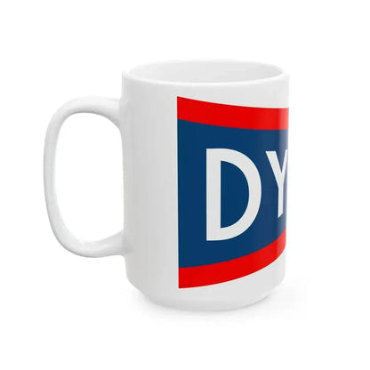 Burgee of detroityc (United States) White Coffee Mug - Go Mug Yourself