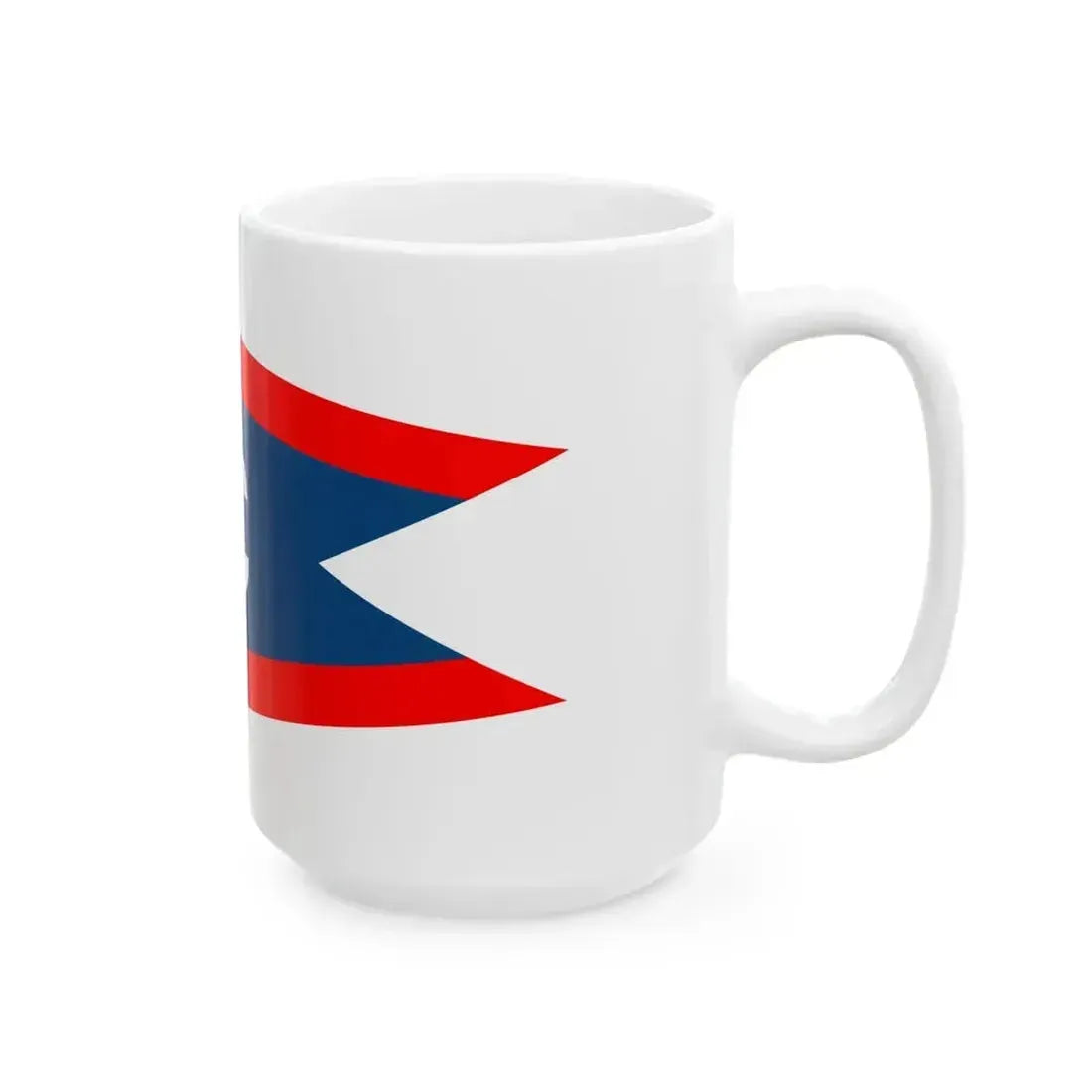 Burgee of detroityc (United States) White Coffee Mug - Go Mug Yourself