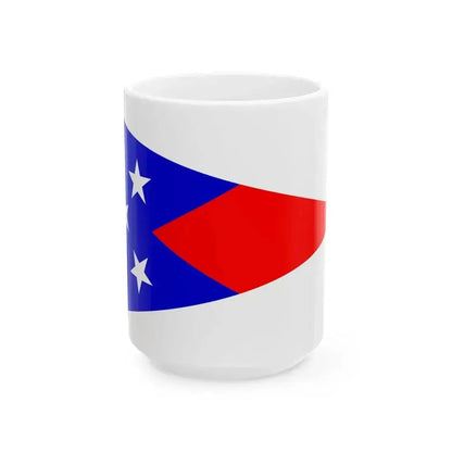 Burgee of Edgartown YC (United States) White Coffee Mug 15oz - Go Mug Yourself