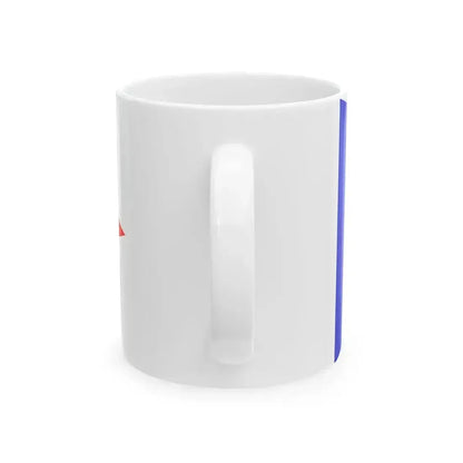 Burgee of Edgartown YC (United States) White Coffee Mug - Go Mug Yourself