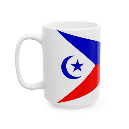 Burgee of Edgewater YC (United States) White Coffee Mug - Go Mug Yourself