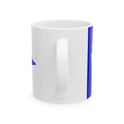 Burgee of Erie YC (United States) White Coffee Mug - Go Mug Yourself