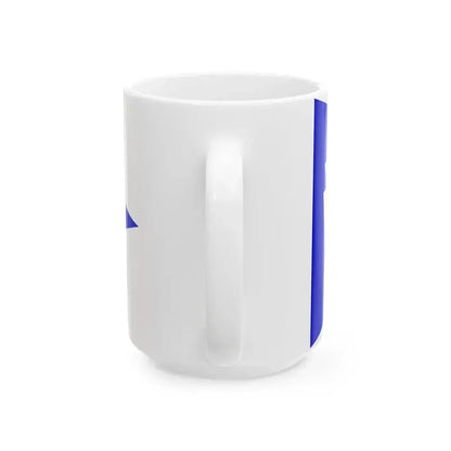 Burgee of Erie YC (United States) White Coffee Mug - Go Mug Yourself